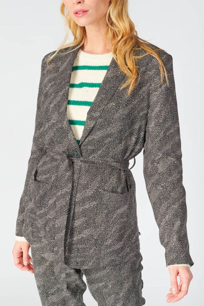 Jacke Zebre in schwarz