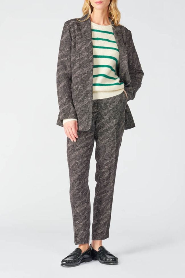 Jacke Zebre in schwarz