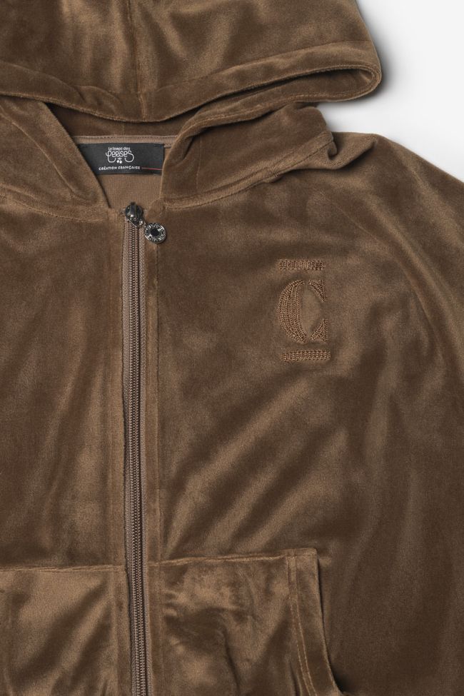 Kapuzen-sweatshirt Cinogi in braun