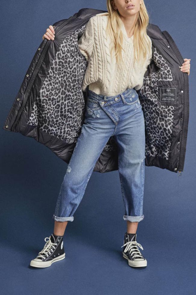 Daunenjacke Dottigi in schwarz