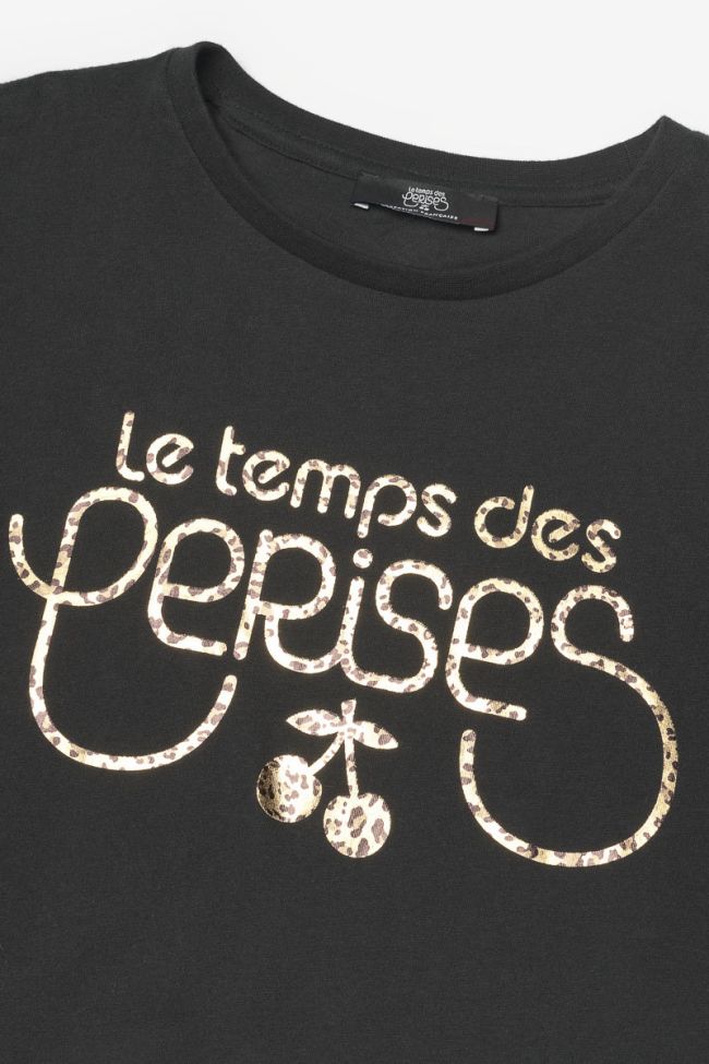 T-shirt Izbagi in schwarz