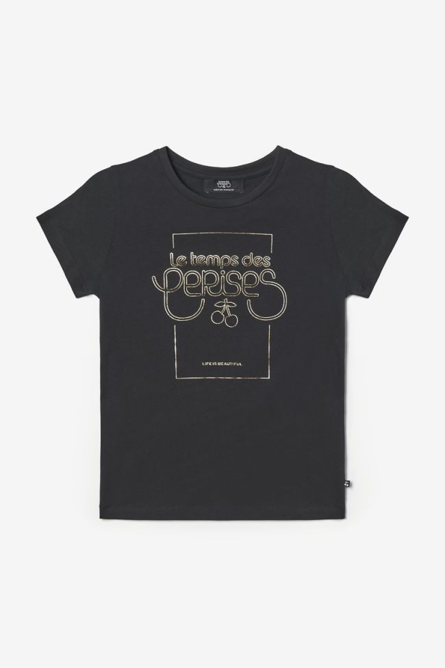 T-shirt Theagi in schwarz