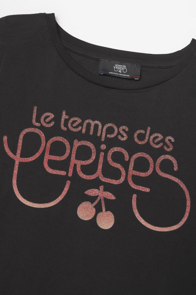 T-shirt Yunogi in schwarz