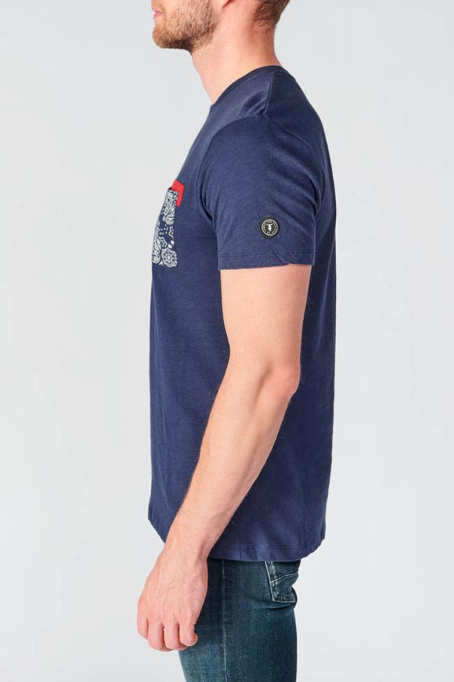 T-shirt Baxter in blau