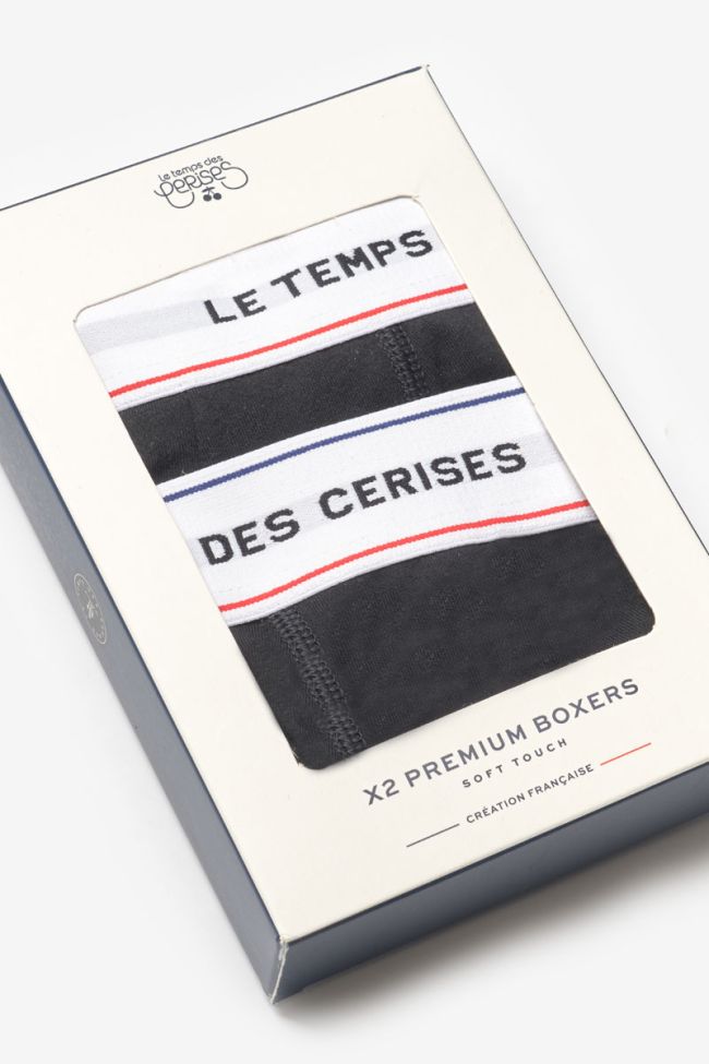 2er-Set Boxershorts Ferol in schwarz