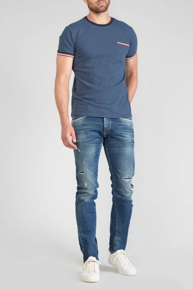 T-shirt Midal in blau