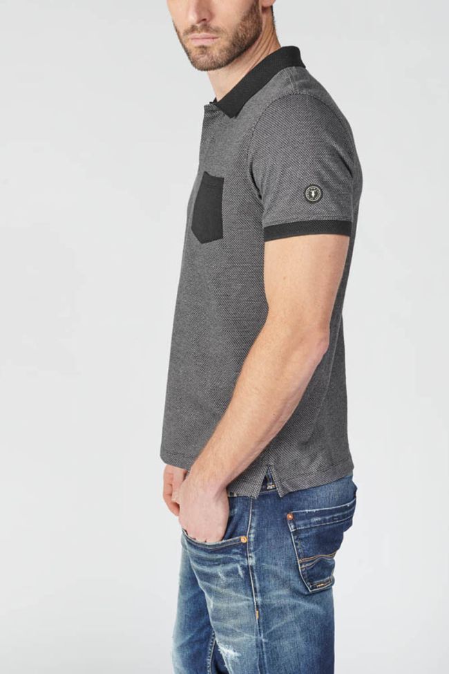 Poloshirt Sapo in schwarz