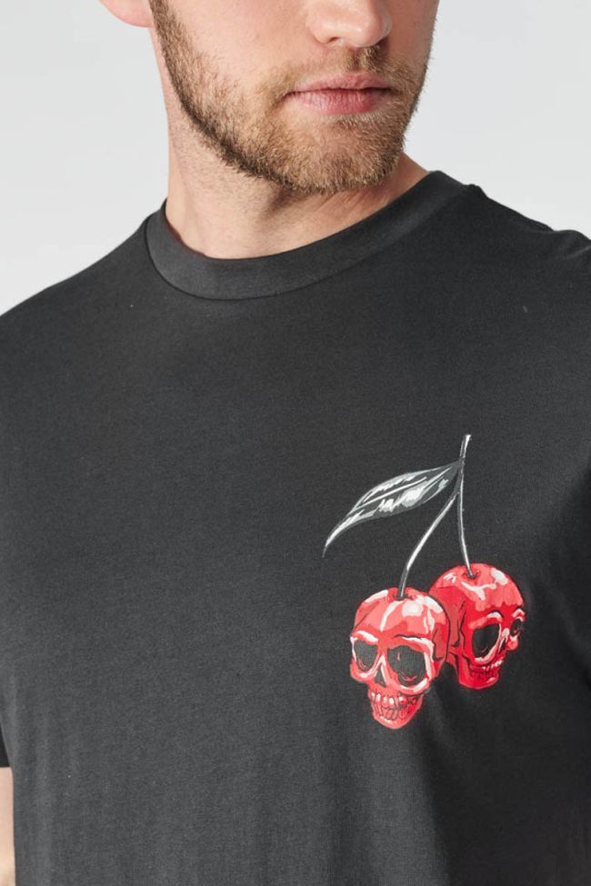 T-shirt Sona in schwarz