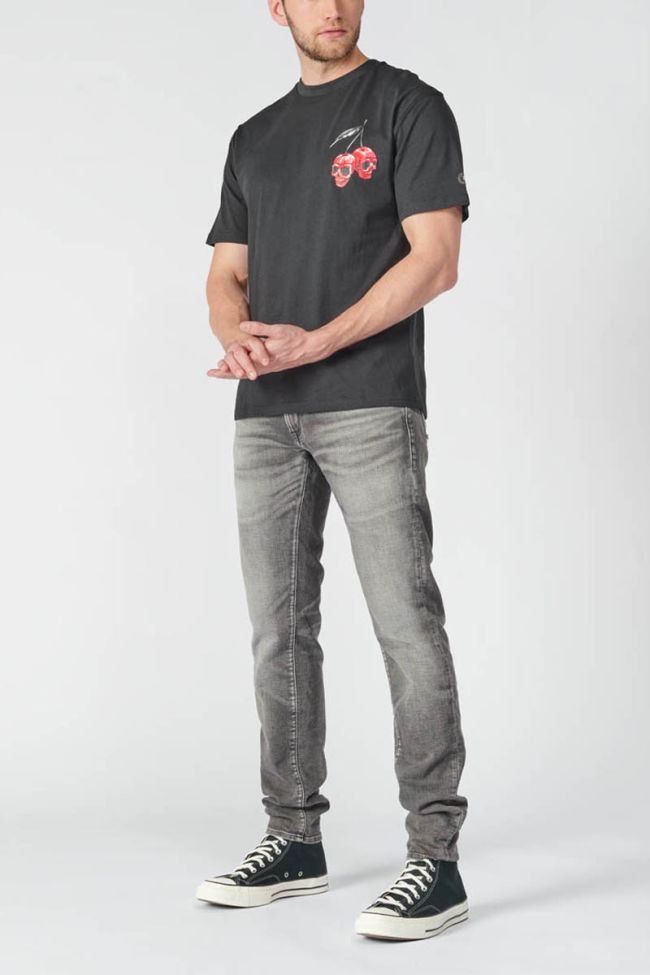 T-shirt Sona in schwarz