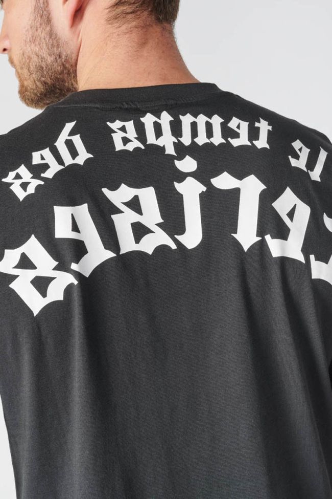 T-shirt Sona in schwarz