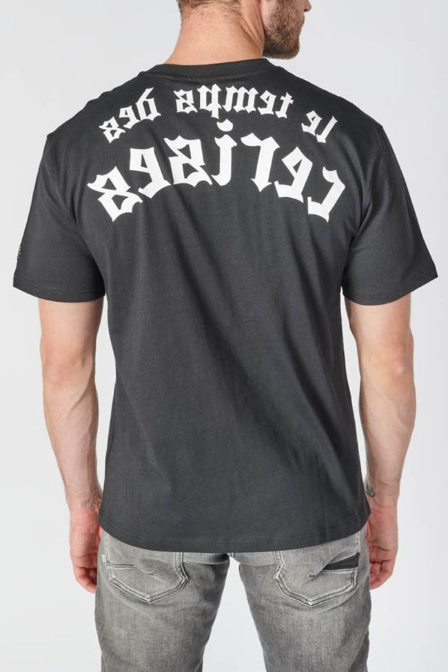 T-shirt Sona in schwarz