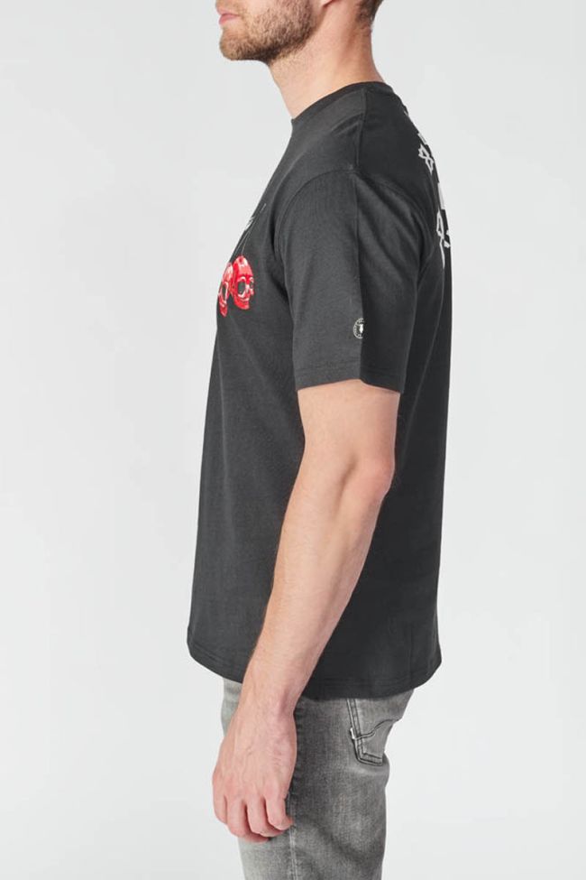 T-shirt Sona in schwarz