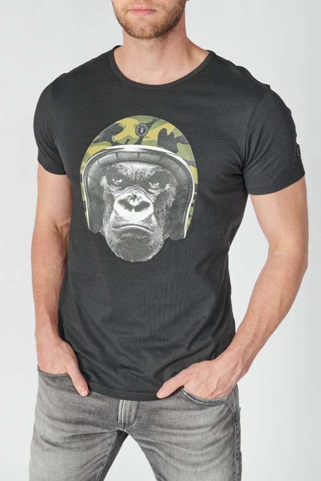 T-shirt Wuko in schwarz