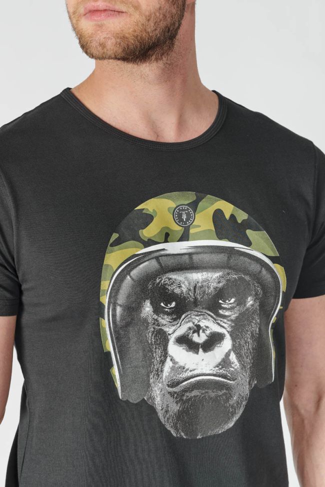 T-shirt Wuko in schwarz