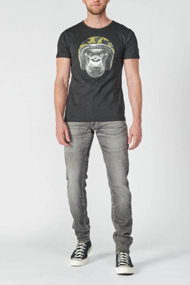 T-shirt Wuko in schwarz