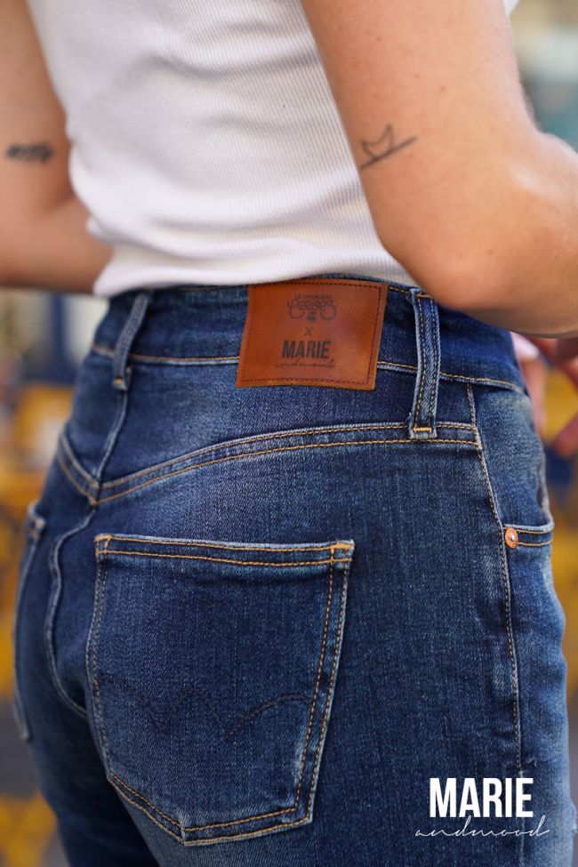 COLLAB @MARIEANDMOOD Woman 400/17 mom jeans destroy blau Nr.2