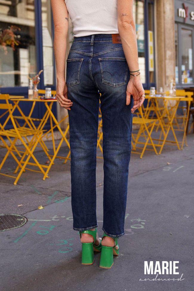 COLLAB @MARIEANDMOOD Woman 400/17 mom jeans destroy blau Nr.2