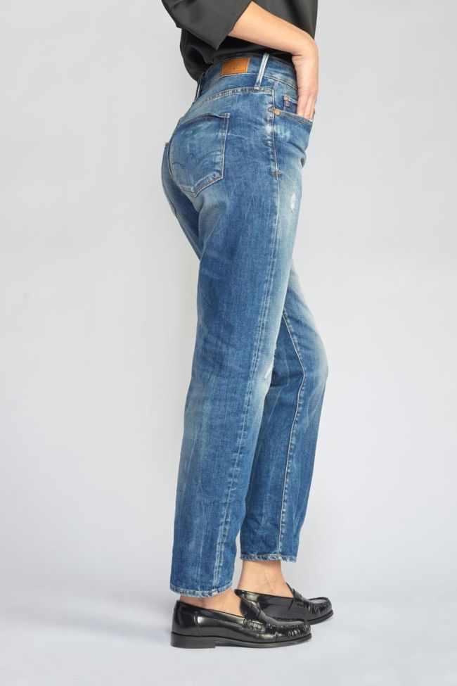 Jeans 400/18 mom Basic high waist 7/8 destroy vintage blau Nr.3
