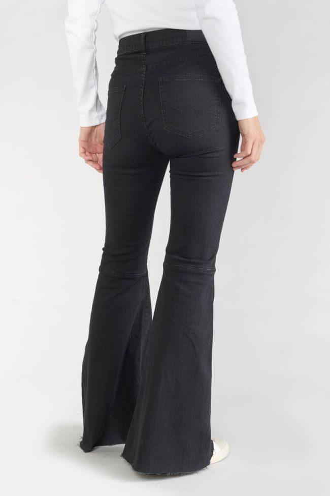 Jeans flare Alberta high waist schwarz Nr.0