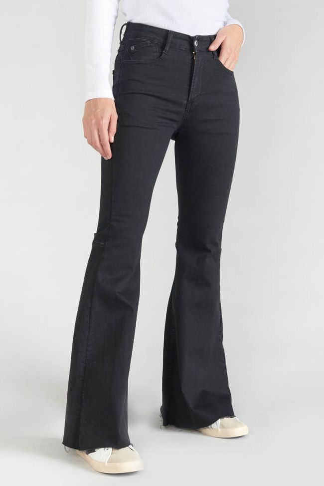 Jeans flare Alberta high waist schwarz Nr.0