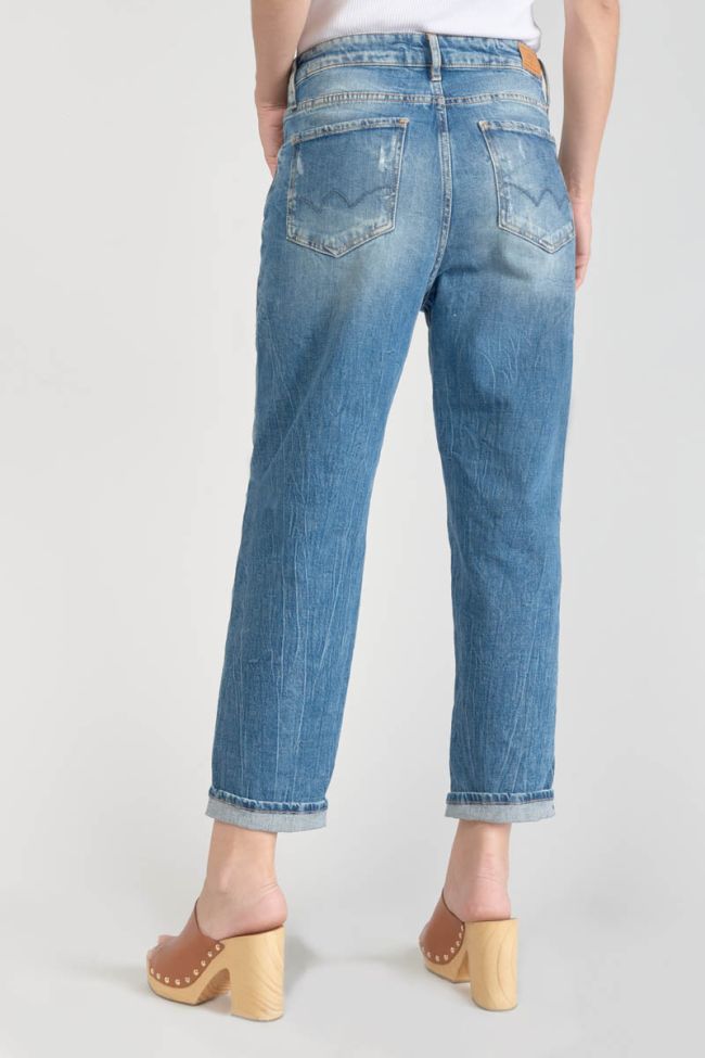 Jeans boyfit Cosy Pocket 7/8 destroy vintage blau Nr.4