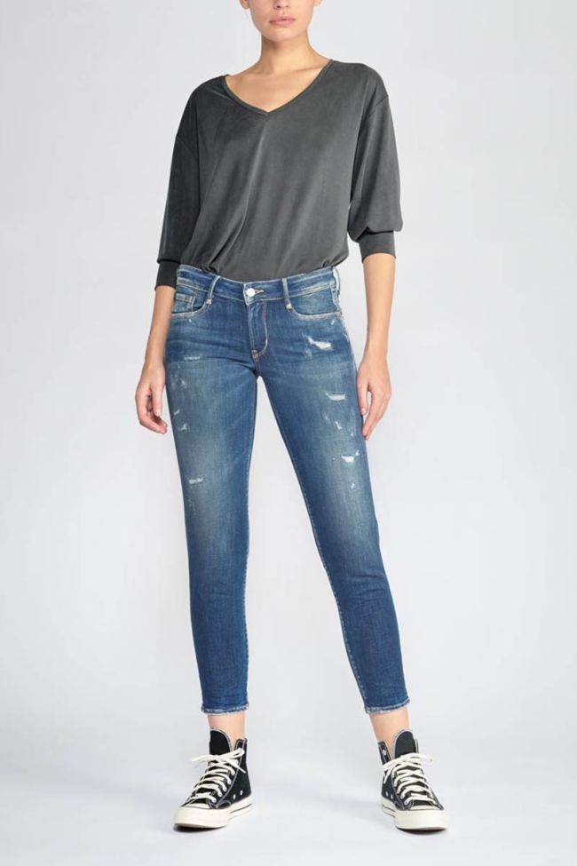 Jeans pulp slim Foals 7/8 destroy blau Nr.2