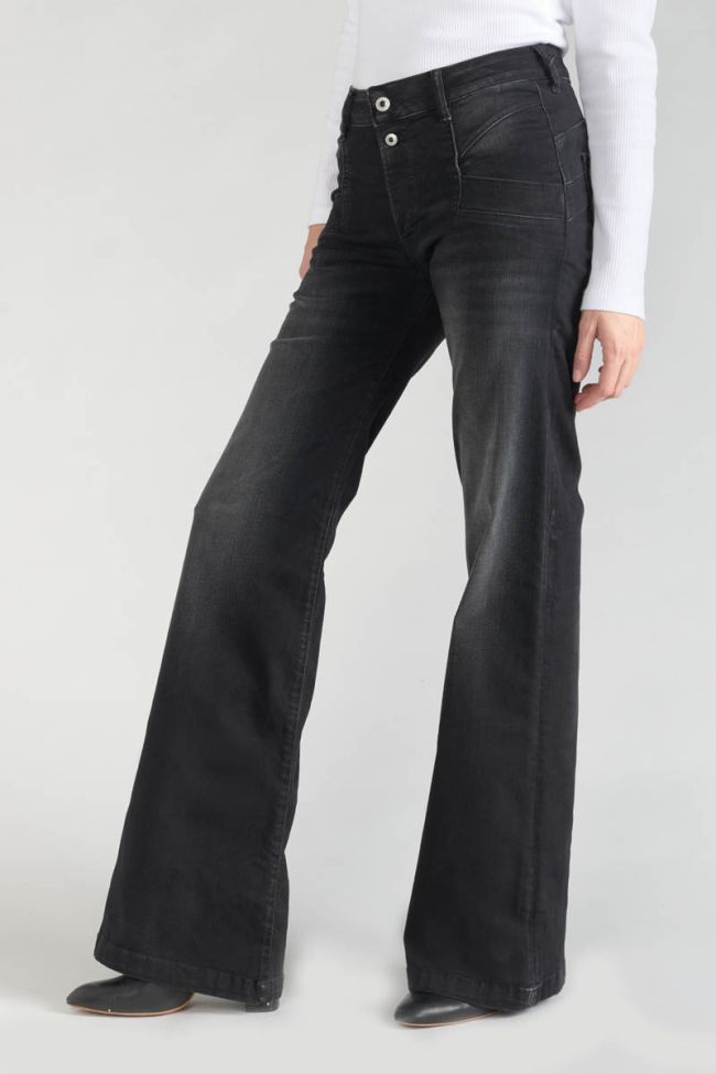 Jeans pulp flare Fonzy high waist schwarz Nr.1