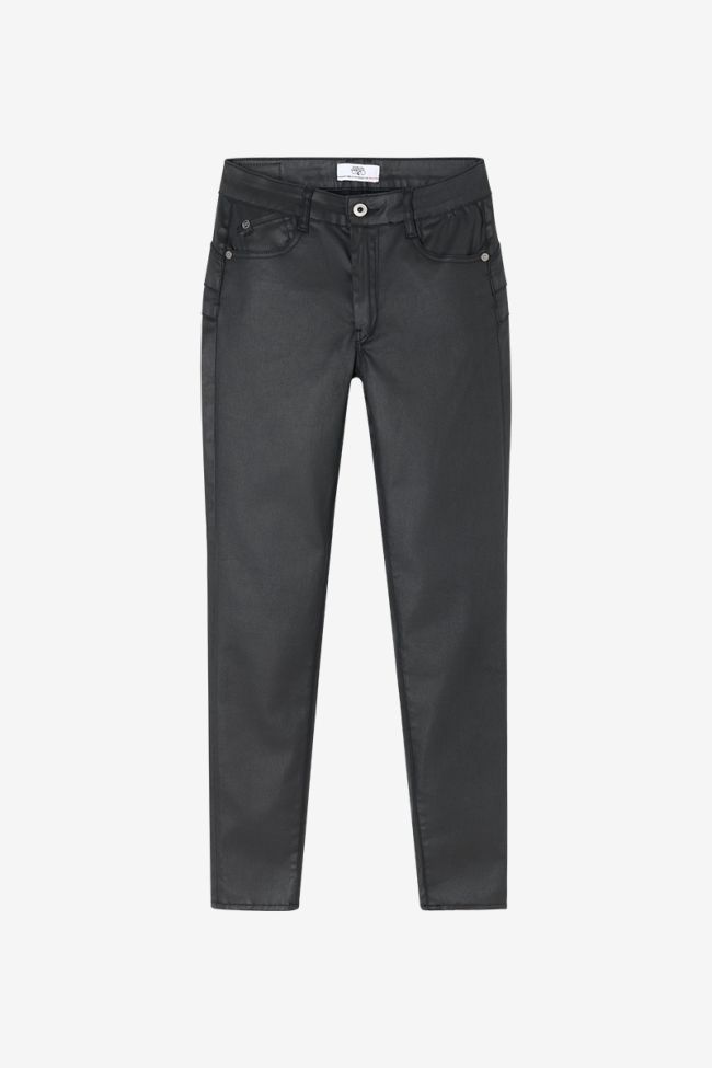 Jeans pulp slim high waist 7/8 beschichtet schwarz Nr.0