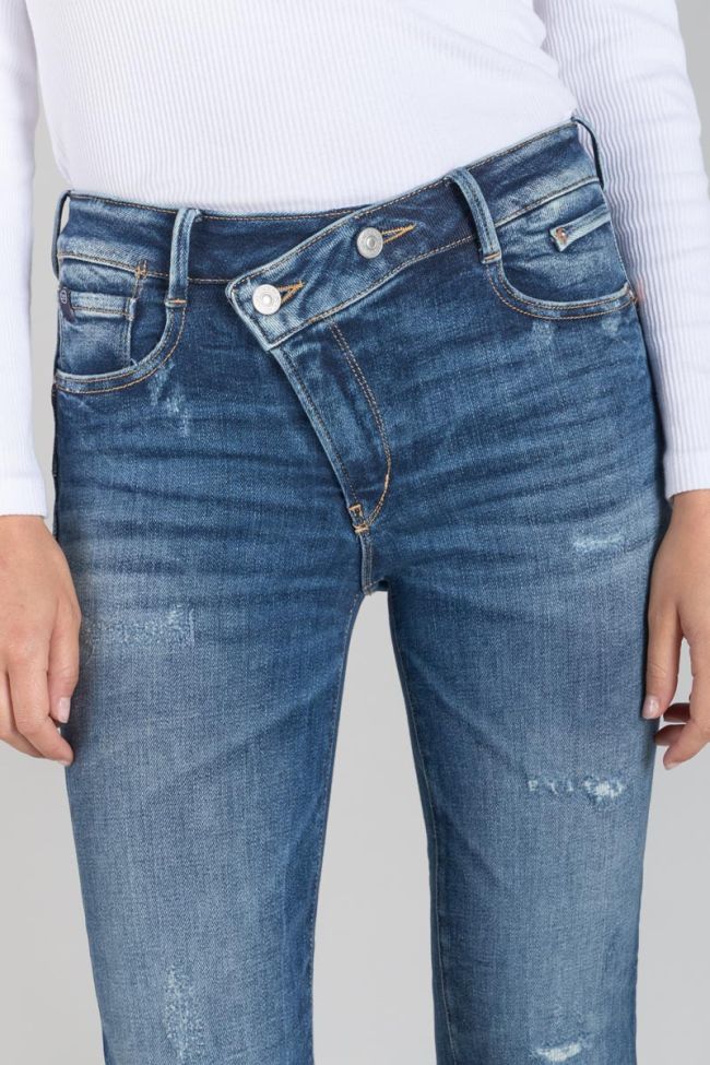 Jeans pulp regular Zep high waist 7/8 destroy blau Nr.2