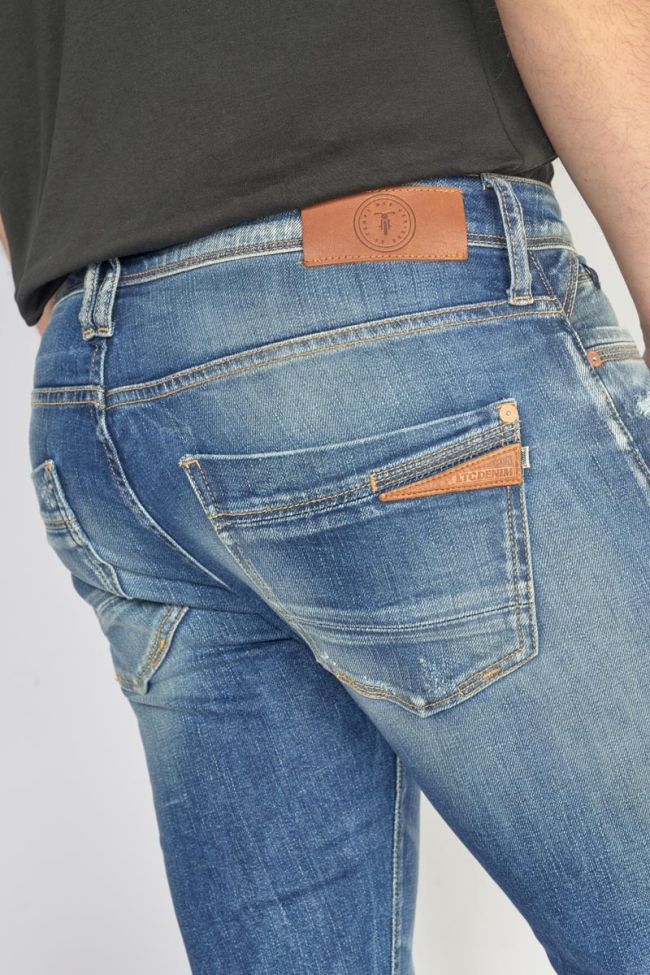 Jeans 700/11 slim Barefoot destroy blau Nr.3