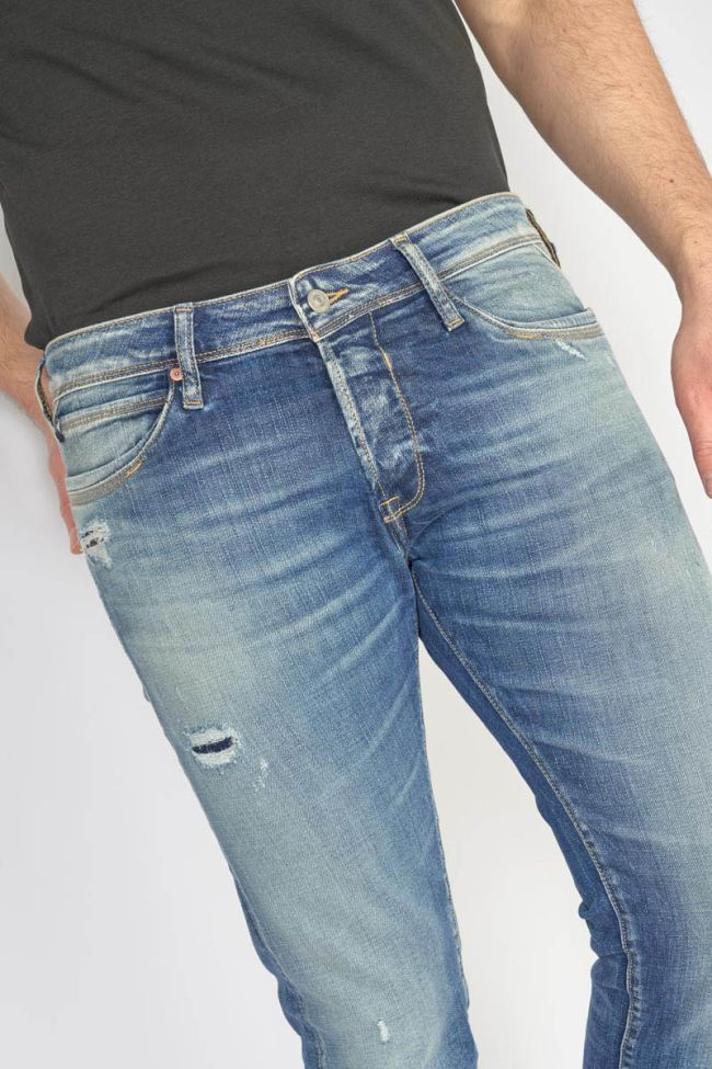 Jeans 700/11 slim Barefoot destroy blau Nr.3