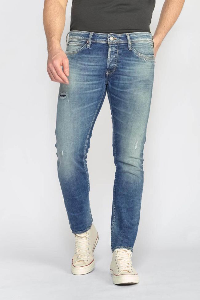 Jeans 700/11 slim Barefoot destroy blau Nr.3
