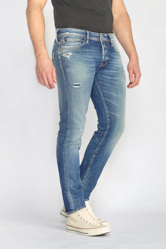 Jeans 700/11 slim Barefoot destroy blau Nr.3