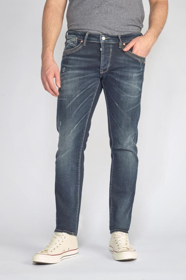 Jeans 700/11 slim Yarol destroy blau-schwarz Nr.2