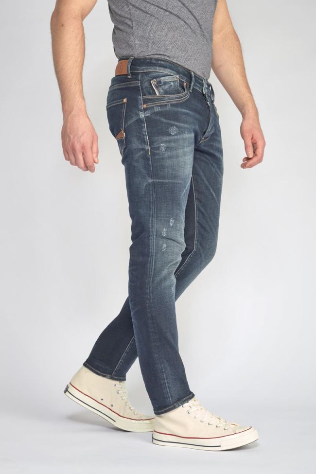 Jeans 700/11 slim Yarol destroy blau-schwarz Nr.2