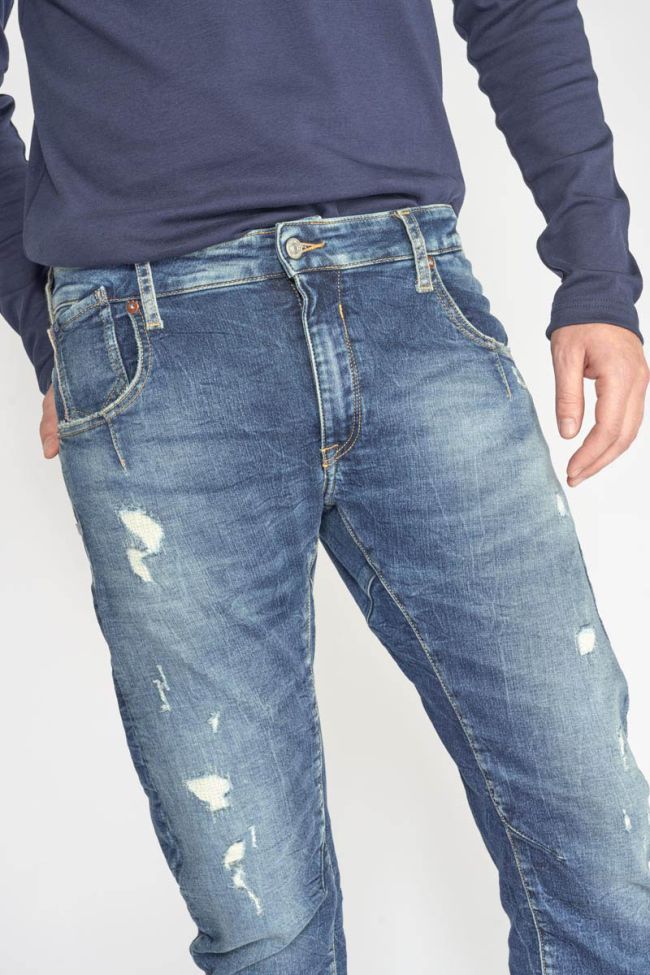 Jeans 900/03 tapered twisted destroy blau Nr.2