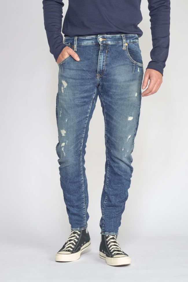 Jeans 900/03 tapered twisted destroy blau Nr.2