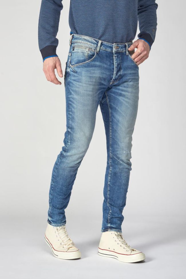 Jeans 900/03 tapered twisted Rocken destroy blau Nr.3