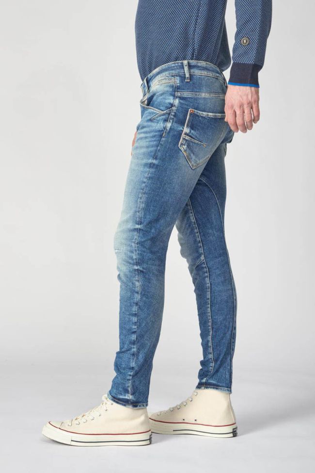 Jeans 900/03 tapered twisted Rocken destroy blau Nr.3