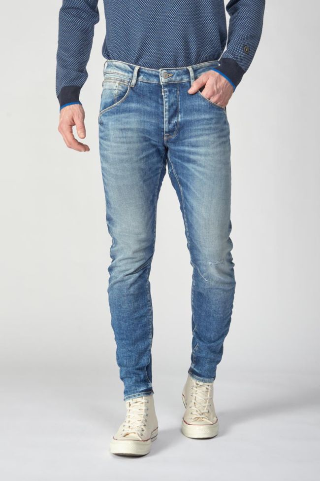 Jeans 900/03 tapered twisted Rocken destroy blau Nr.3