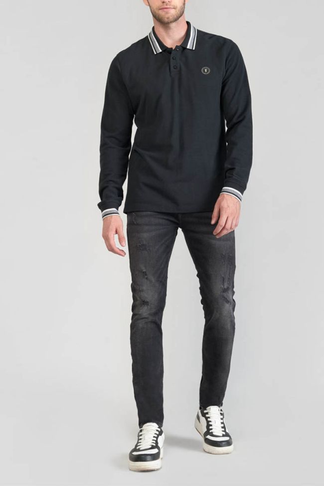 Jeans 900/16 tapered Riff destroy schwarz Nr.1