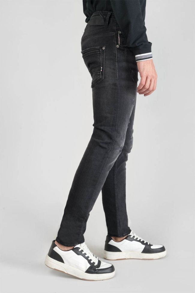 Jeans 900/16 tapered Riff destroy schwarz Nr.1