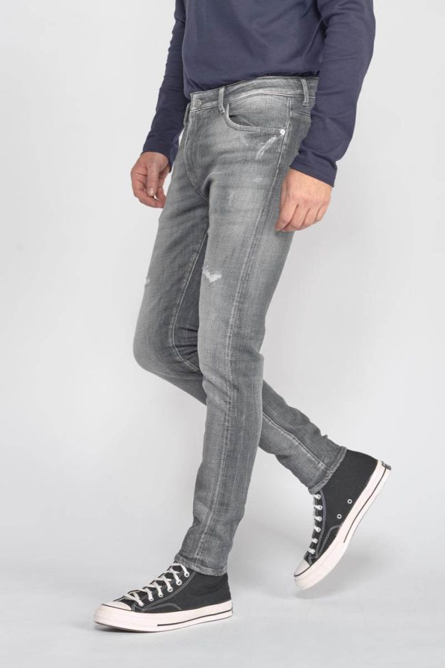 Jeans power skinny 7/8 destroy grau Nr.3