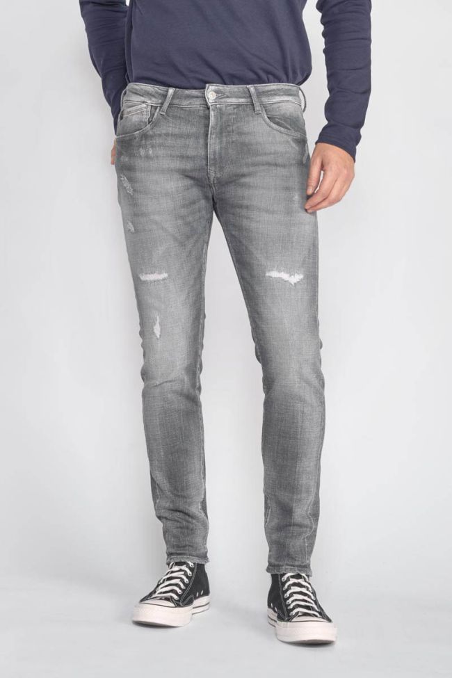 Jeans power skinny 7/8 destroy grau Nr.3
