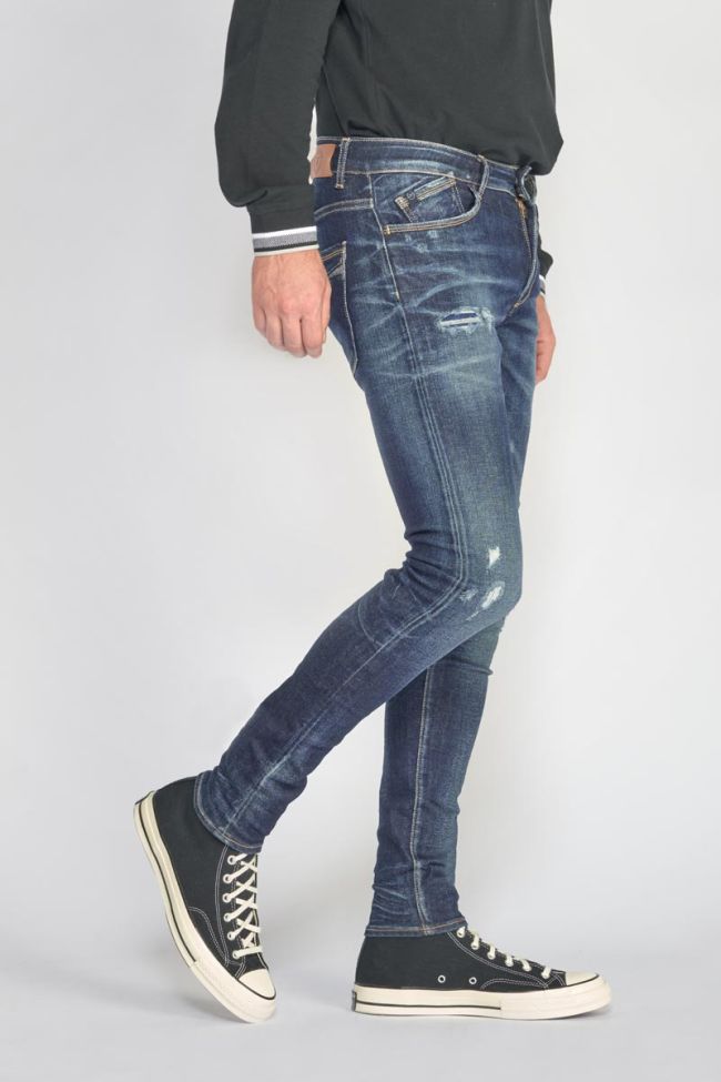 Jeans power skinny 7/8 destroy blau Nr.1