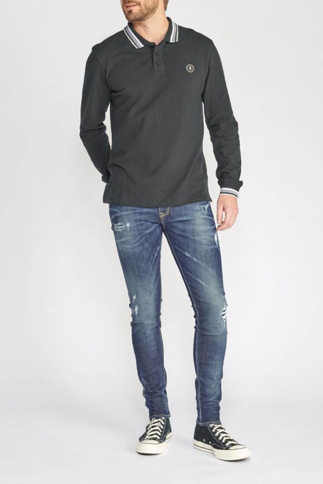 Jeans power skinny 7/8 destroy blau Nr.1