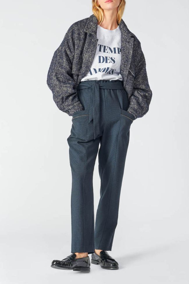 Hose Beverly in blau