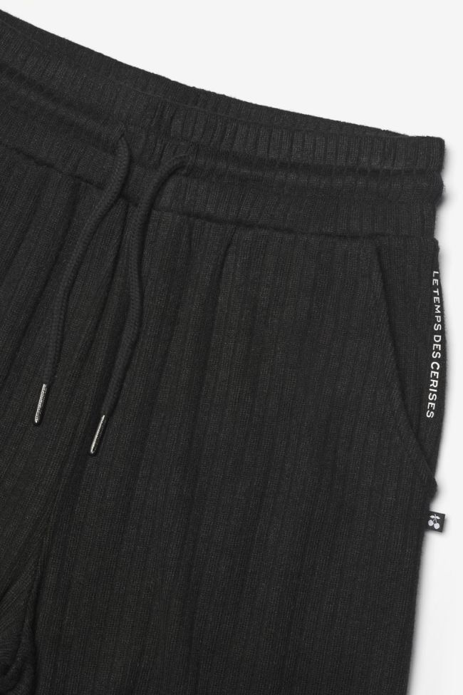 Hose Ristrigi in schwarz