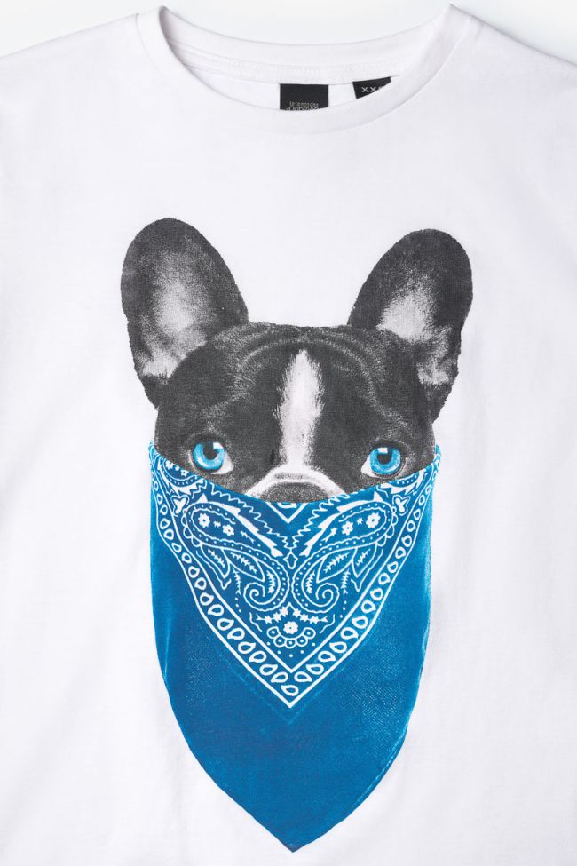 T-Shirt Ganbo weiß mit Aufdruck