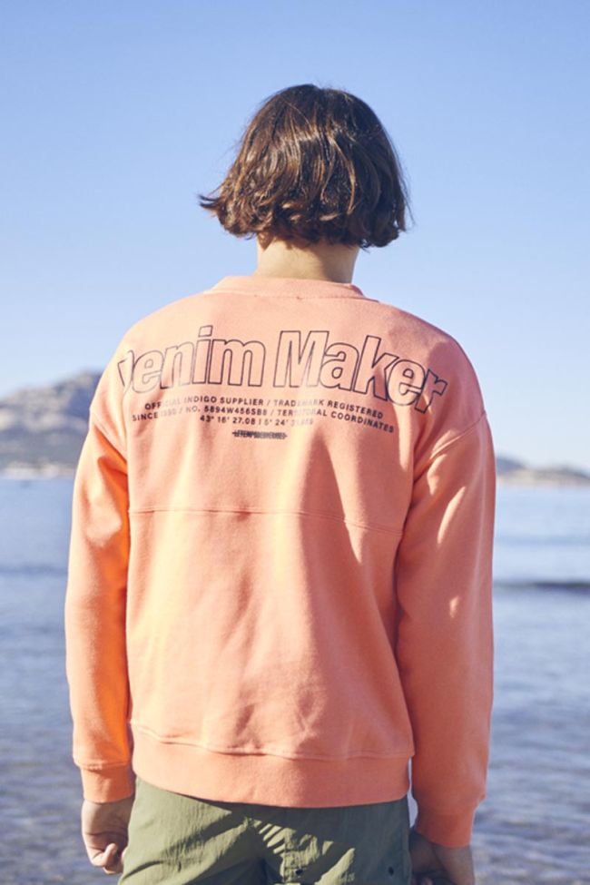 Sweatshirt Hibibo in Koralle
